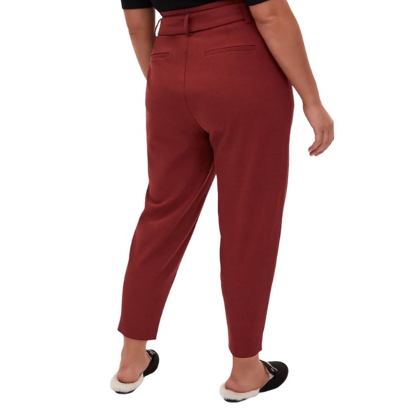 Torrid Brown self tie tapered pant NWT - Picture 5 of 13